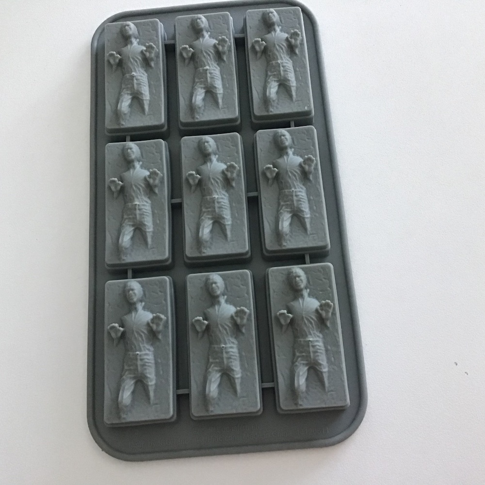 Star Wars ice cube tray Hans solo